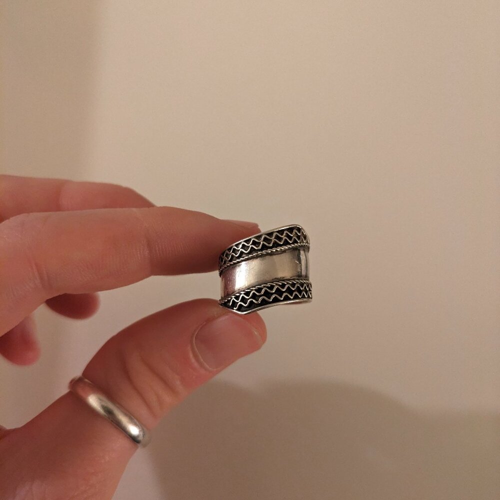 Sterling Silver Boho Ring